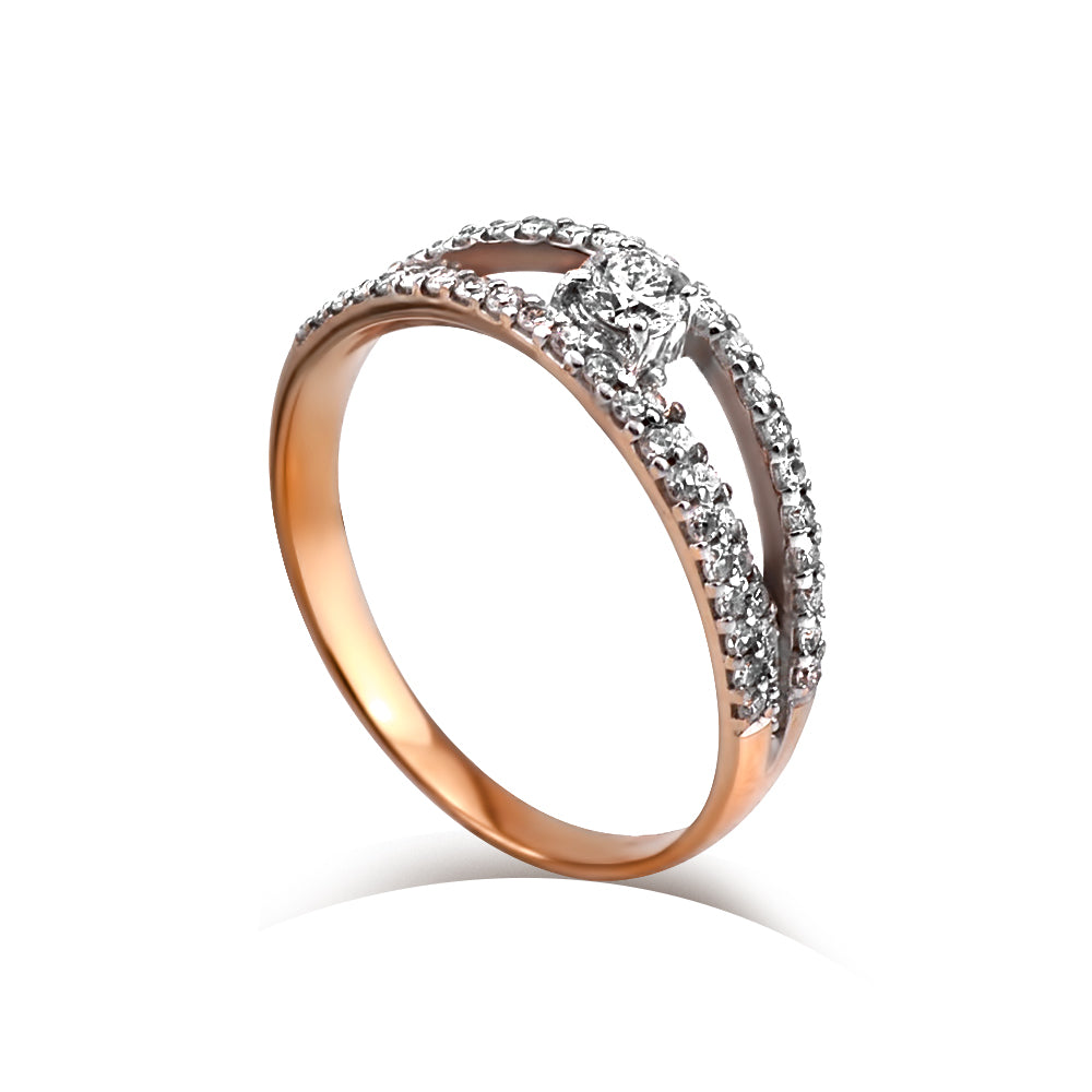 image Zelta gredzens ar briljantu