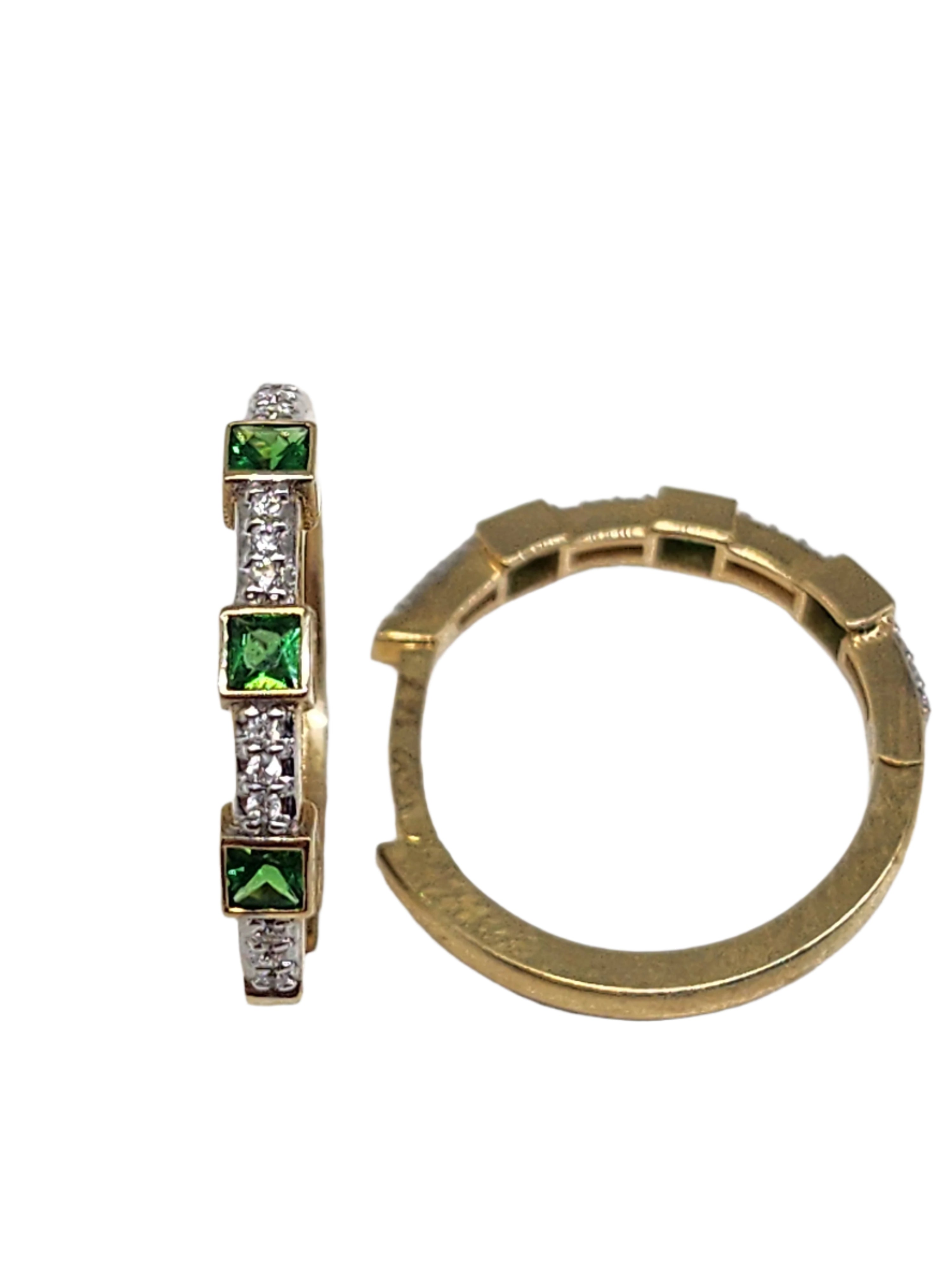 image Zelta auskari ar briljantiem