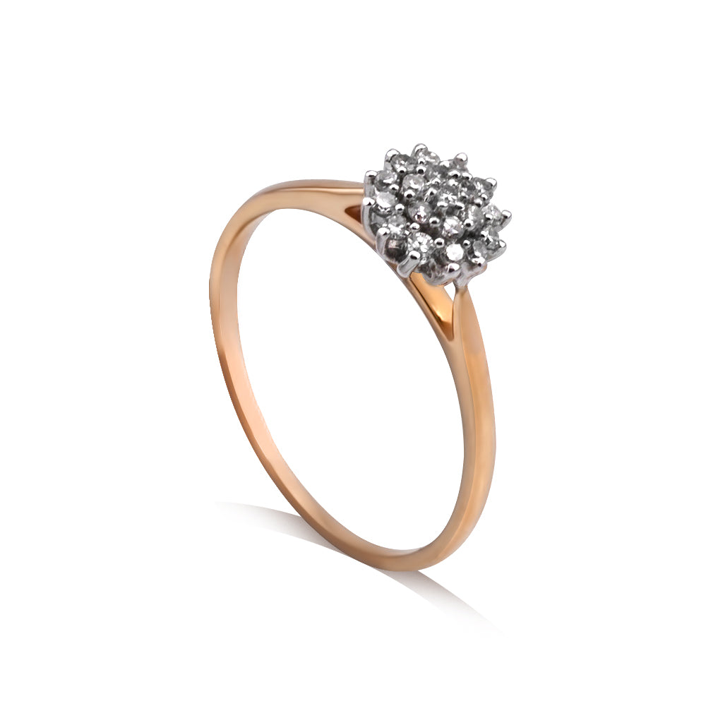 image Zelta gredzens ar briljantu